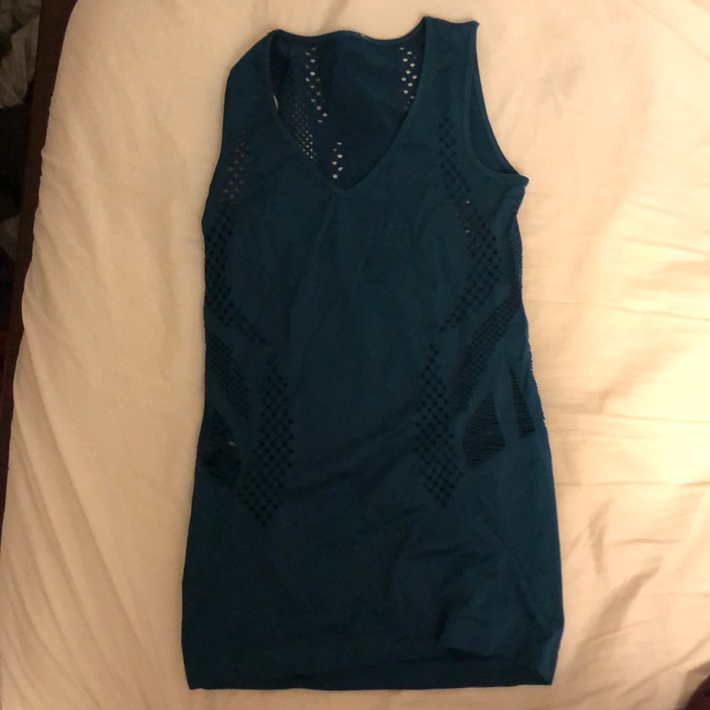 Fabletics Adra Seamless Tank in forest